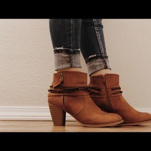 Venus ankle booties.